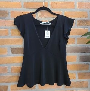 Urban Outfitters blouse, small, black